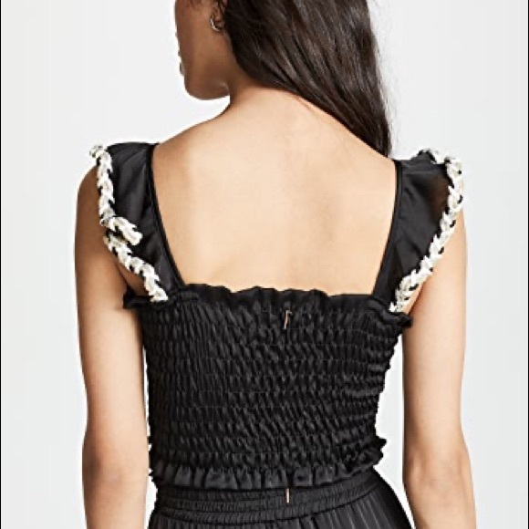 MISA braided ruffle tank top - Picture 4 of 5